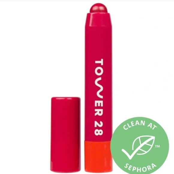 NWT Tower 28 Juicebalm Vegan Tinted Lip Balm Treatment in Drink - Picture 1 of 16